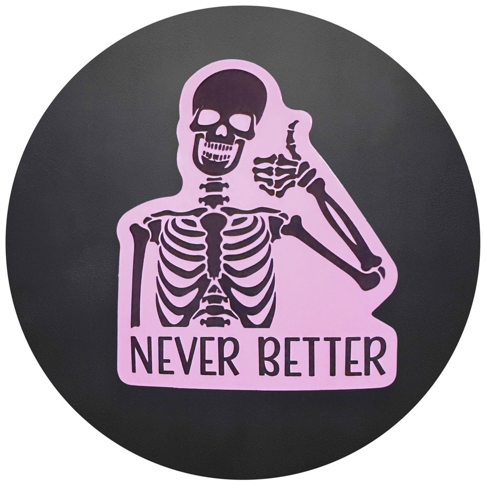 5 for $5 NEVER BETTER Vinyl Sticker